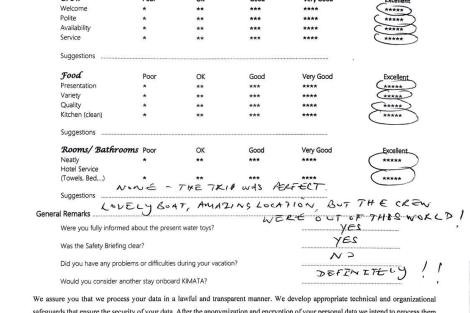 Review img # 133 of the yacht KIMATA