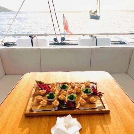 Food onboard OUTTA TOUCH # 1