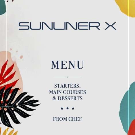Food onboard Sunliner X # 1