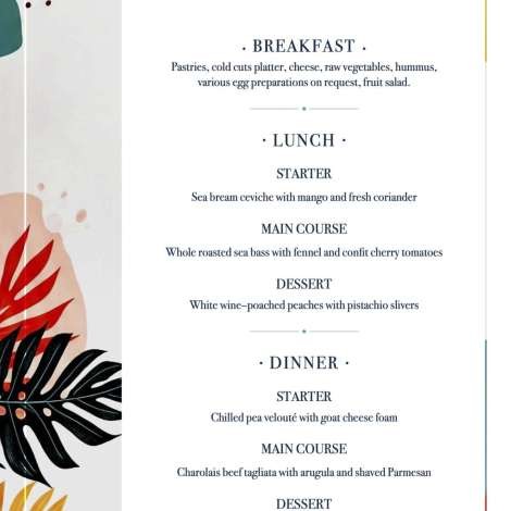 Food onboard Sunliner X # 4