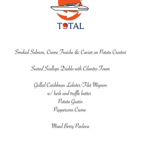 Food onboard TOTAL # 1